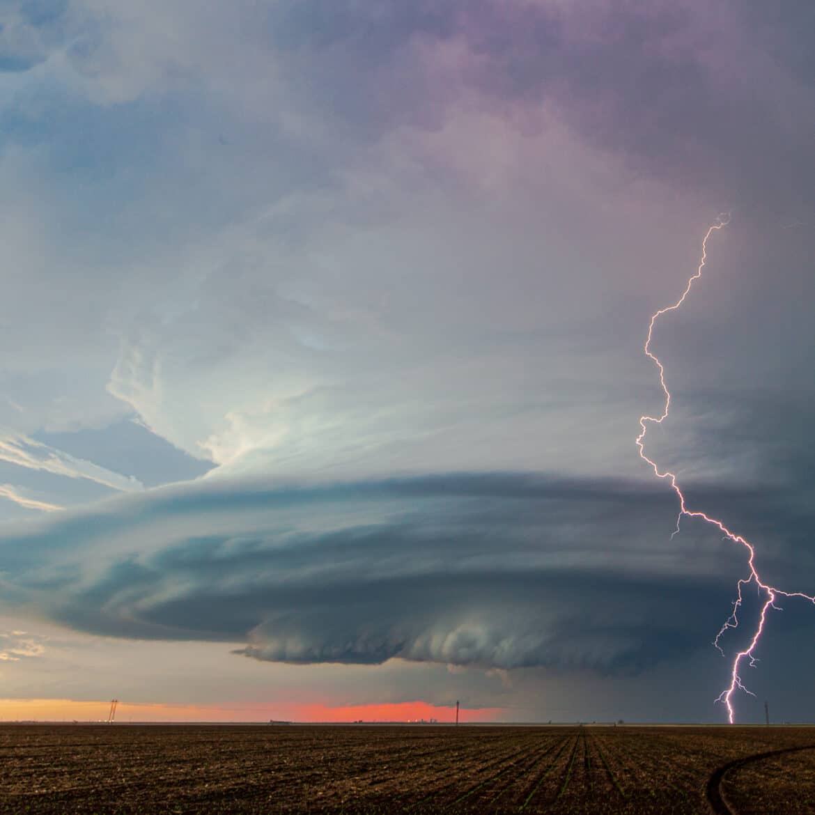 Beautiful Supercell structure in Western North Texas - Ben Holcomb