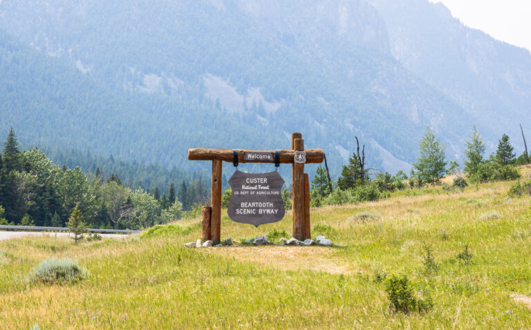 Beartooth Scenic Byway Sign