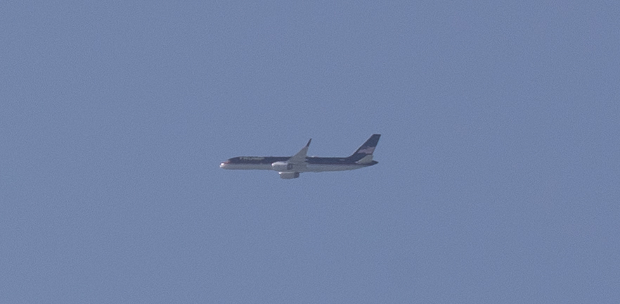 Trump's Plane flies over South Padre Island