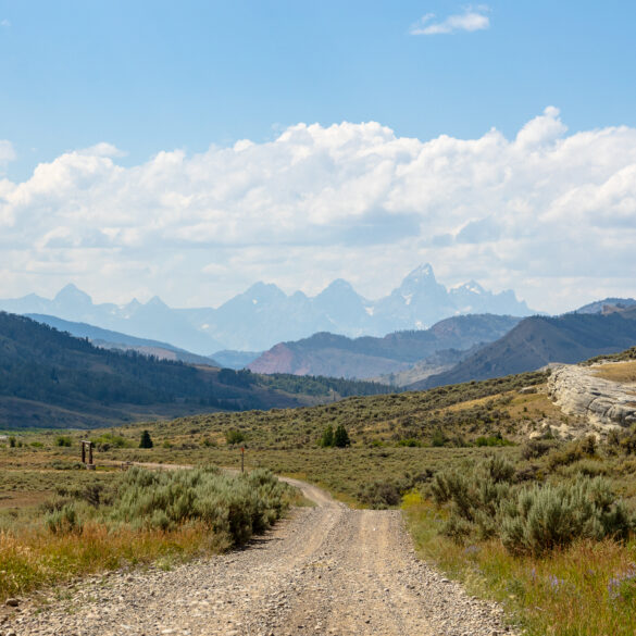 Tetons from Gres Ventre Road