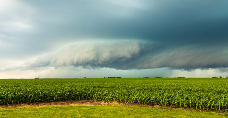 Storm near Blue Mound